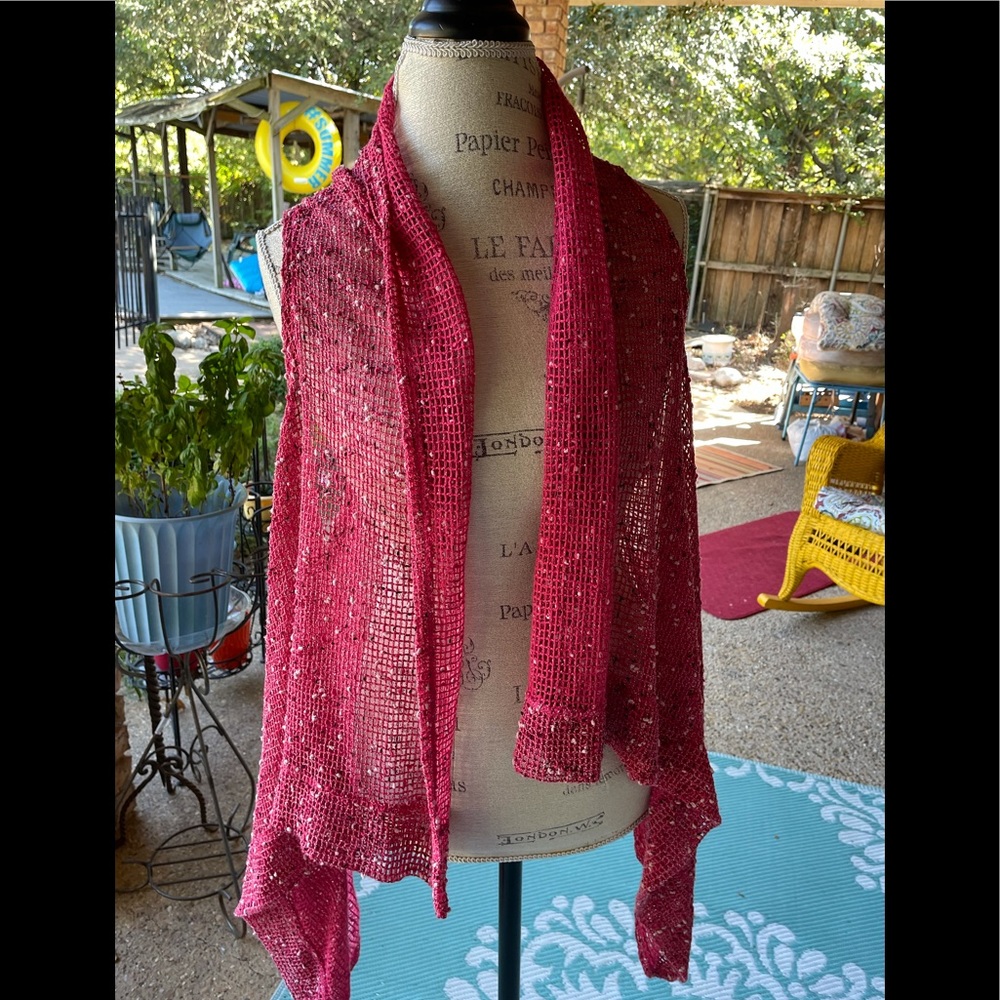 KatieTodd Pink lightweight One Size women’s vest